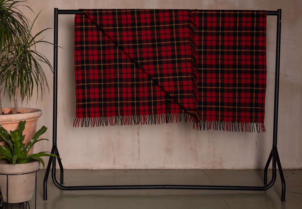 Wool Tartan Rug - Wallace