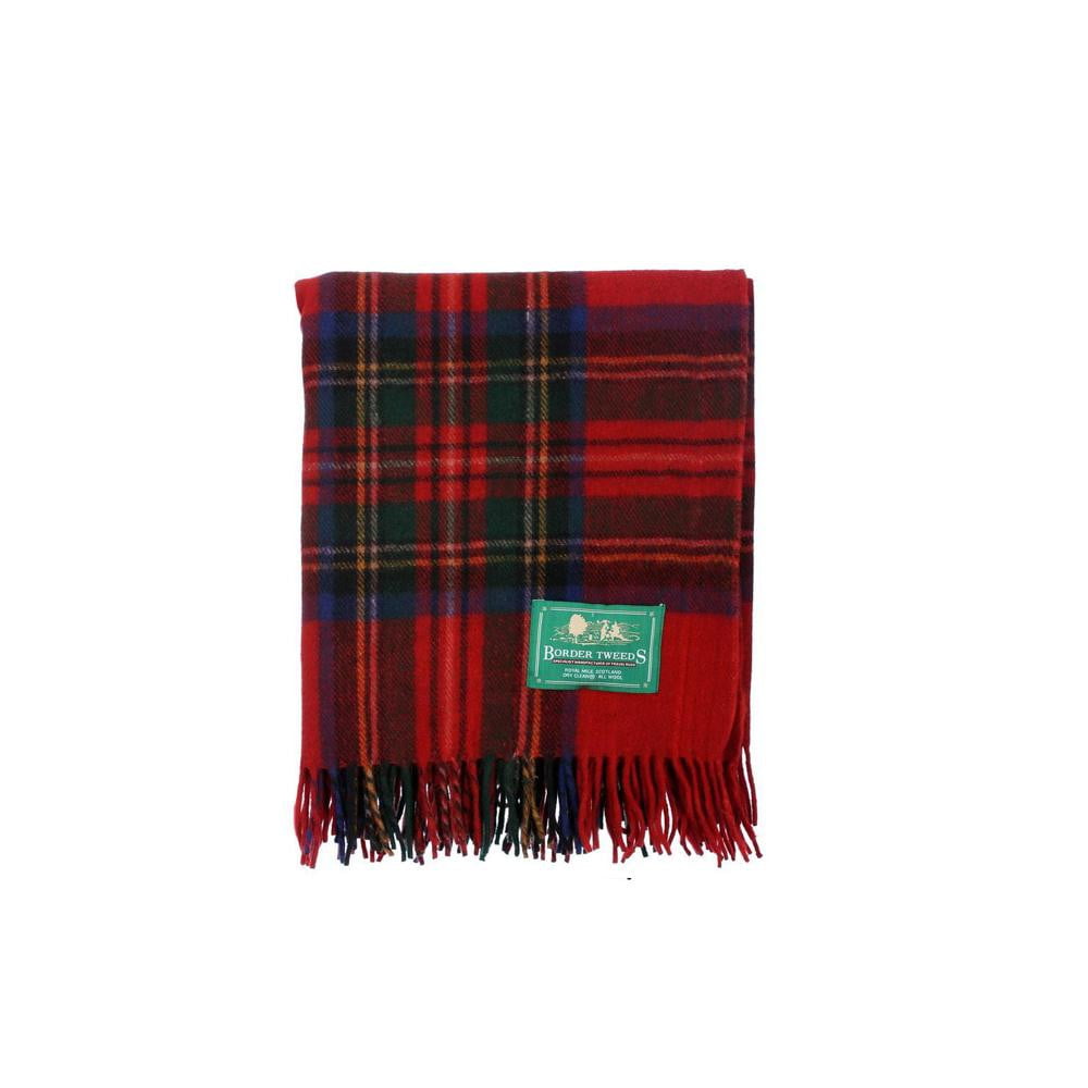 Wool Tartan Rug - Royal Stewart